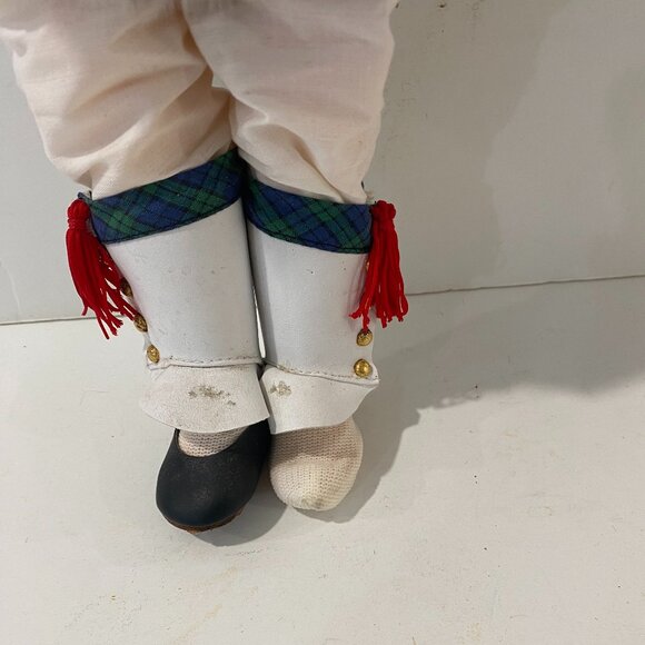 Vintage Allied Shirley Temple Doll Scottish Outfit Movable Arms Legs Sleep Eyes - Picture 3 of 12